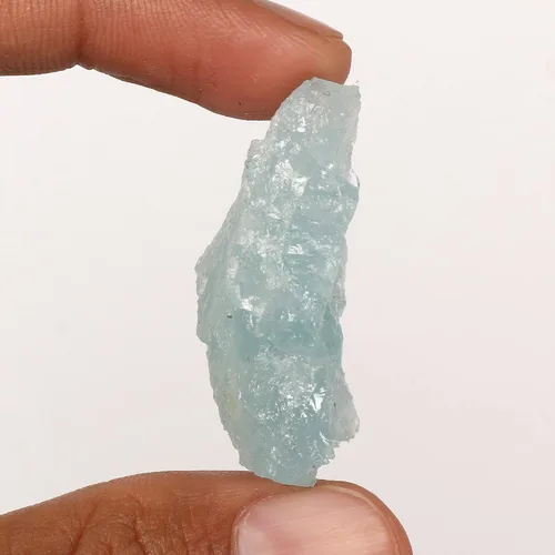 Vista 2 de GEMHUB Piedra preciosa natural curativa de 82.85 quilates de aguamarina transparente y aguamarina para curación, yoga, meditación y otros