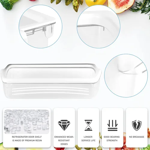 Vista 5 de 2 PAQUETES W10321304 Estante para puerta de refrigerador de AMI PARTS Compatible con la estantería de refrigerador Whirl-pool reemplazo WRS325FDAM02