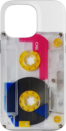 Vista 21 de iPhone 12/12 Pro Vintage Cassette Tape Retro 80s 90s Music Mixtape Case
