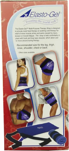 Vista 5 de Elasto-Gel gel versátil para envolturas corporales terapéuticas, No Model, Azul, negro, 1, 1