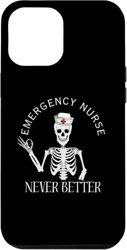 Vista 6 de iPhone 14 Funny ER Nurse ED Enfermera Sala de Emergencias Enfermera Halloween Regalos Caso