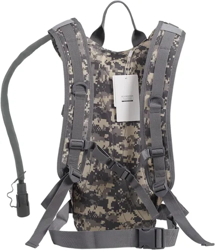 Vista 4 de Mochila de hidratación con vejiga de agua de 3L para senderismo y escalada