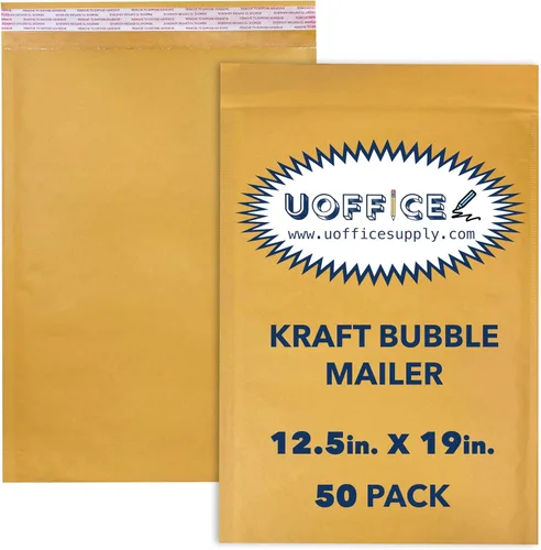 Vista 26 de Sobres de burbujas de papel kraft, 100 sobres acolchados pequeños #0-6 x 10 pulgadas, sobres de burbujas de papel kraft, sobres protectores, sobres