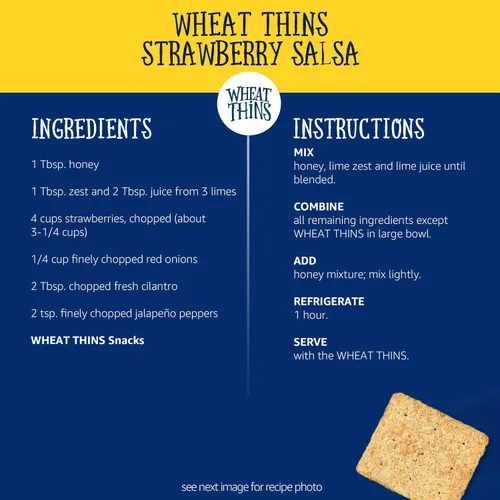 Vista 13 de Wheat Thins Galletas Integrales con un Toque de Sal de Grano Entero de Baja Sodio, 6 Cajas de 9.1 oz Cada Una