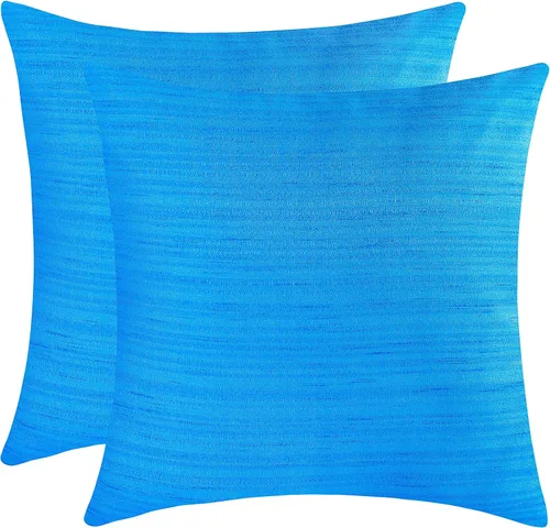 Vista 13 de The White Petals Fundas de cojín lumbar azules, lujosas, elegantes y decorativas (12 x 16 pulgadas, paquete de 2)