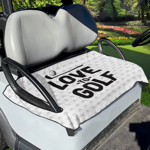 Vista 32 de Fundas universales para asiento de carrito de golf, suaves y cómodas, protección para todo tipo de clima, funda para carrito de golf para 2