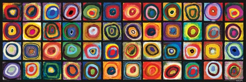 Vista 2 de EuroGraphics Wassily Kandinsky - Rompecabezas de 1000 piezas (6010-5443)