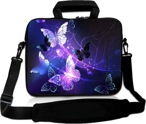 Vista 16 de RICHEN - Bolso bandolera de 10 pulgadas con asa, funda para laptops, notebooks, tablets infantiles de 7 a 10.2 pulgadas