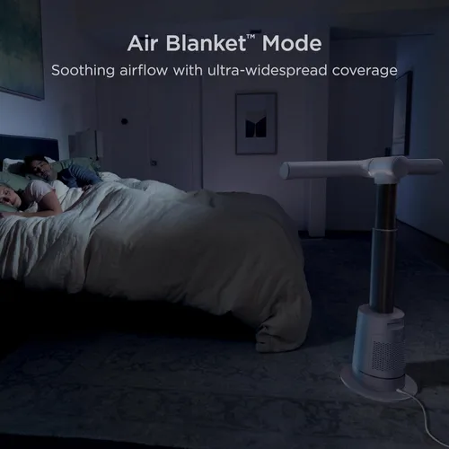 Vista 8 de Shark Ventilador TurboBlade XL: ventilador de torre sin aspas ultra personalizable, pivota, gira, oscila 180°, circula e impulsa el aire hasta 80