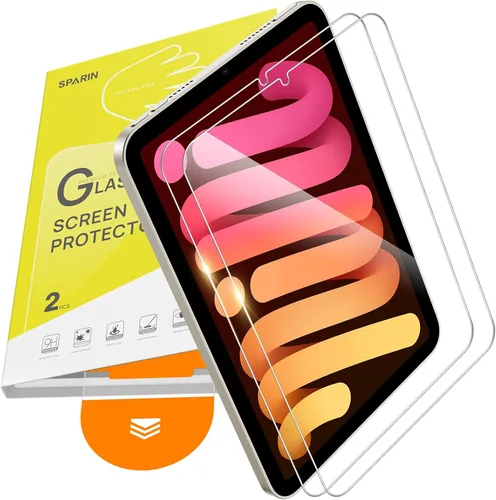 Vista 14 de SPARIN Paquete de 2 protectores de pantalla para iPad Mini 7 (A17 Pro)/Mini