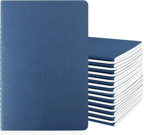 Vista 17 de EUSOAR Cuaderno de viaje, tamaño A5, paquete de 12 cuadernos de 5.5 x 8.2 pulgadas, cuaderno de dibujo con tapa suave, cuaderno de dibujo, cuaderno