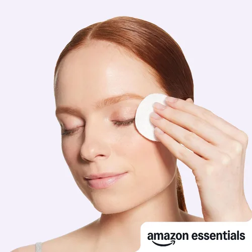 Vista 4 de Amazon Essentials Redondas 100% algodón, 100 unidades (anteriormente Amazon Basics)