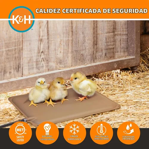 Vista 4 de K&H Pet Products Thermo-Peep tapete térmico, no aplica, Bronceado