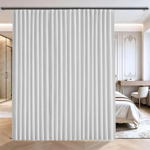 Vista 12 de Cortinas opacas de terciopelo beige para dormitorio de 52 x 72 pulgadas de largo, juego de 2 paneles - Cortinas con bloqueo de luz UV y reducción