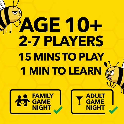 Vista 5 de QUOKKA Juegos de mesa familiares para niños de 8 a 12 años – Juego de fiesta para niños y adultos – Don't Bee Last – Edición global sin idiomas