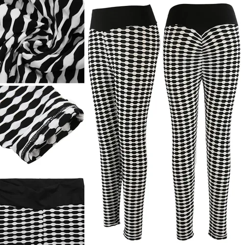 Vista 2 de Betued Yoga Pants, Womens Leggings, Butt Lifting Elastic High Waisted Tummy Control Yoga Pants Women Leggings Black and Whit