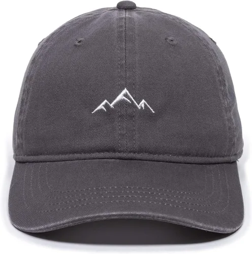 Vista 2 de Outdoor Cap Sombrero de papá de montaña - Gorra de algodón suave sin estructura