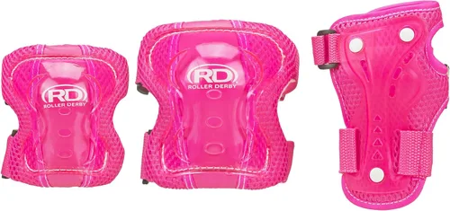 Vista 4 de Roller Derby Elite Candi GRL Lucy Pineapple - Patines ajustables para niñas con equipo de protección, tamaño ajustable, paquete de tres equipos