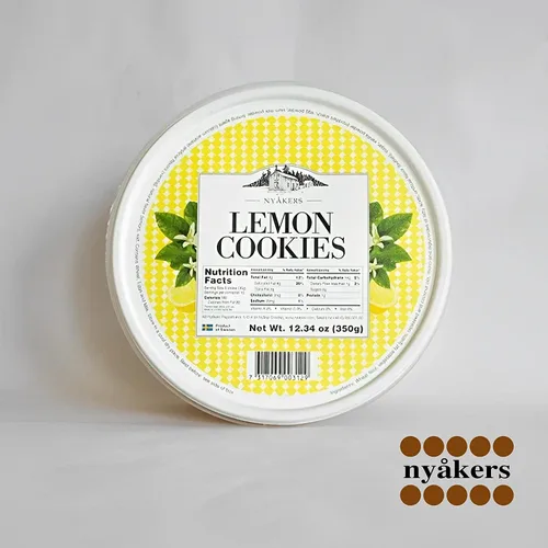 Vista 7 de Nyakers - Galletas de limón suecas – Originales, famosas y antiguas galletas gourmet de limón tradicionalmente horneadas en Suecia desde 1952