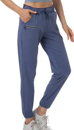 Vista 173 de Kcutteyg - Pantalones deportivos con bolsillos para mujer, diseño suave, ligero y de secado rápido, para entrenamiento, gimnasia, yoga y correr