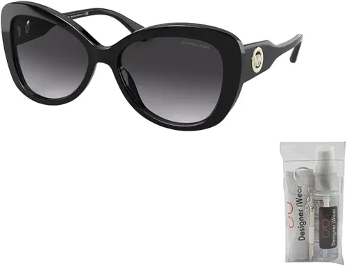 Vista 2 de Michael Kors MK2120 Positano Butterfly Sunglasses for Women BUNDLE With Designer iWear Complimentary Eyewear Kit