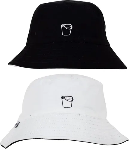 Vista 2 de Ukes Sombrero de cubo premium, fácil de empacar para aventuras de verano al aire libre, divertido diseño de cubo