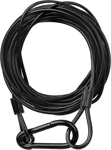 Vista 7 de Cable de seguridad de iluminación con bucles (paquete de 6), cable de seguridad de luz de etapa de carga de 55.1 lbs, cadena de seguridad negra
