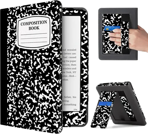 Vista 49 de CoBak - Funda con soporte para lector de libros electrónicos de 6.8 pulgadas - Funda con función de encendido y apagado automático, ranura