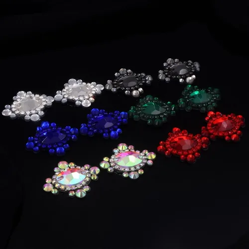 Vista 4 de PEARLY JUN Parches autoadhesivos con apliques de diamantes de imitación de 6