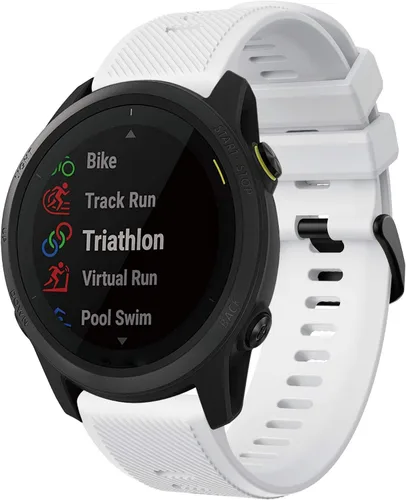 Vista 7 de Senter Correa para Garmin Forerunner 745, correa de repuesto deportiva de silicona suave de 0.866 pulgadas, compatible con reloj inteligente Garmin