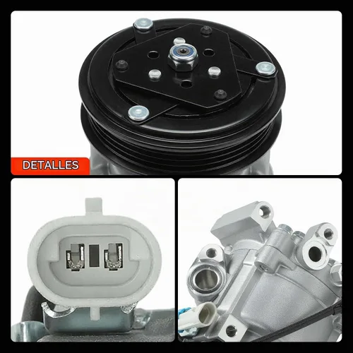 Vista 9 de A-Premium Compresor A/C con embrague compatible con Chevrolet Spark 1.2L 2013-2014