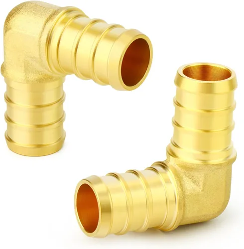 Vista 39 de GASHER 10 piezas sin plomo latón 1 "acoplamiento Pex, accesorios Pex de 1 pulgada para tubería Pex