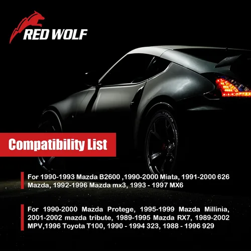 Vista 2 de RED WOLF Arnés de cables de instalación de radio de coche compatible con Mazda 626 Miata MX3 Protege MPV Millinia 1989-2002 conector de enchufe