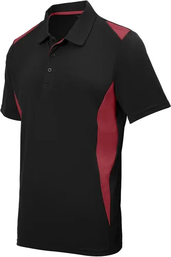 Vista 7 de Polo de golf para hombre, tallas grandes y altas, tallas L-7XL 12177# Negro y Gris