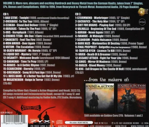Vista 2 de Sound and Action - Rare German Metal Vol. 3