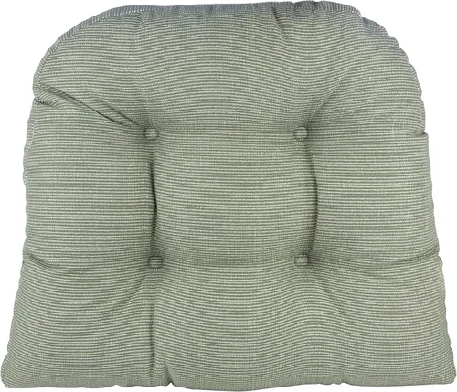 Vista 2 de Klear Vu Saturn - Cojín de asiento antideslizante, ensamblado en los Estados Unidos, almohada capitoné con botones para comedor, oficina o mecedora