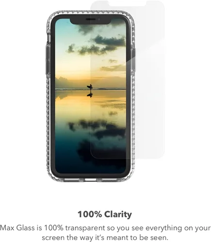 Vista 3 de Max Protection - Paquete - Funda de protección contra impactos y protector de pantalla de vidrio templado - Hecho para Apple iPhone 11 Pro