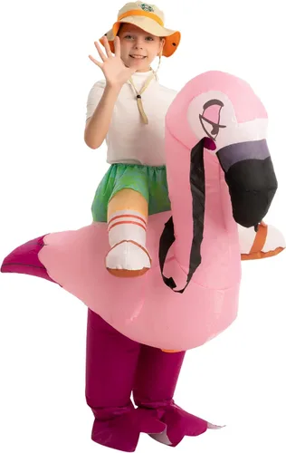 Vista 2 de Spooktacular Creations - Disfraz inflable de Halloween para montar en flamenco