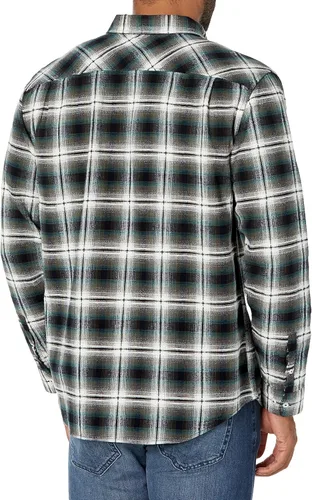 Vista 3 de RVCA Men's Standard Fit Long Sleeve Button Up Flannel Shirt