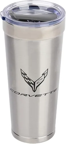 Vista 2 de C8 Corvette Next Generation - Vaso polar de 20 onzas, taza de viaje, color negro