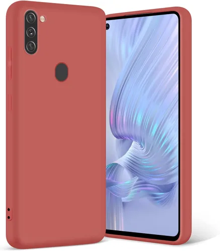 Vista 14 de Funda TPU de silicona líquida para Samsung Galaxy A11, gris