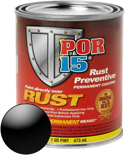 Vista 3 de POR-15 45304 Revestimiento protector plateado anticorrosivo, 1 cuarto de galón, 0, 1 Cuarto de galón, Plateado