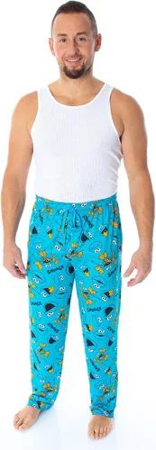 Vista 4 de Sesame Street Cookie Monster Savage - Pantalones de pijama para hombre