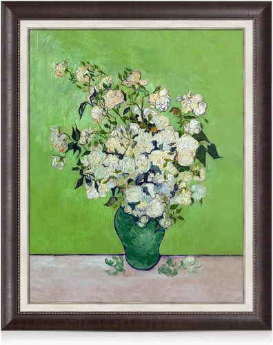 Vista 103 de Serie de pinturas de Vincent Van Gogh (favoritos). Reproducción de arte clásico de Van Gogh, impreso en lienzo, Algodón, Almond Blossom, 16x20