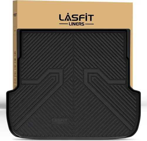 Vista 10 de LASFIT Alfombrillas de carga y respaldo de automóvil, aptas para todo tipo de clima, elastómero termoplástico de ajuste personalizado, fácil