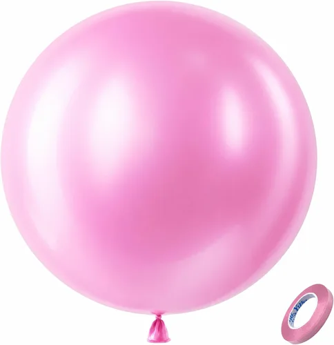 Vista 138 de Bezente - Globos redondos de látex cromado metálico plateado para helio, paquete de 100 unidades de 12 pulgadas Globos plateados para decoraciones