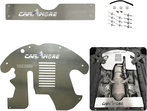 Vista 2 de Protector de Convertidor Catalítico Escudo Defensor de Aluminio de Reemplazo para Prius 2010 2011 2012 2013 2014 2015 - Convertidor Catalítico
