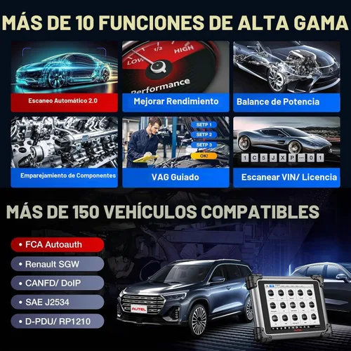 Vista 8 de Autel MaxiSYS Elite 2 PRO Scanner Actualización de 2 años ($2590) Programación J2534 2026 Elite II Pro OE-Level ECU Coding Tool as MSUltra MS919