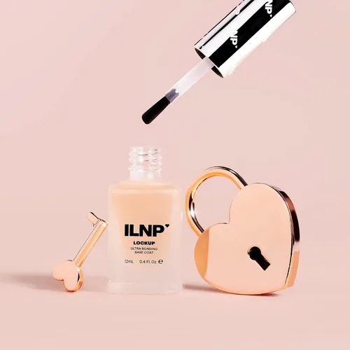 Vista 5 de ILNP Glass Candy + Lockup Bundle - Paquete de esmalte de uñas de capa superior y capa base