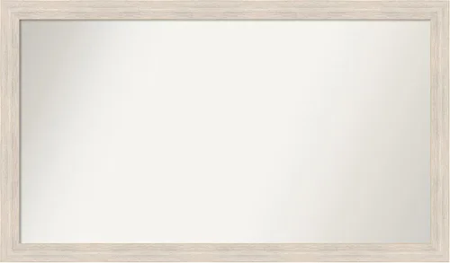 Vista 173 de Amanti Art Espejo personalizado, espejo de baño estrecho Alexandria White Wash, espejo de pared o espejo de tocador de baño sobre el fregadero